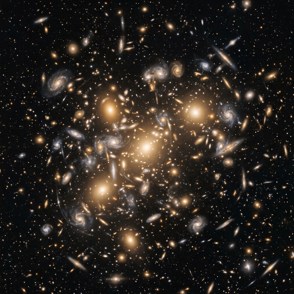 Western galaxies deep space cluster